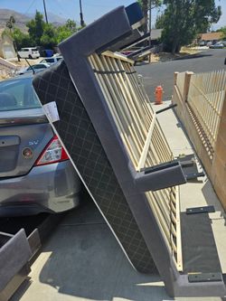Queen size mattress and frame