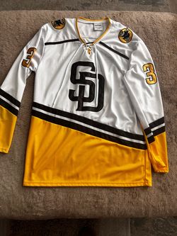 San Diego Padres Jackson Merrill Themed Hockey Jersey size Small