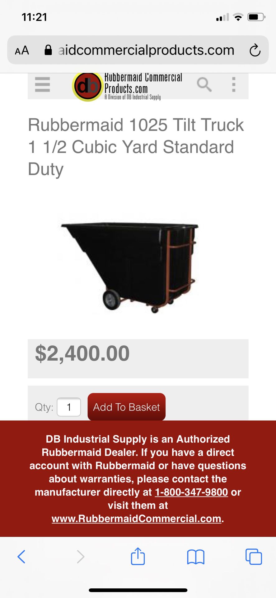 Construction utility cart/bin- Rubbermade 