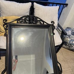Extra Large Iron Wood Mirror 