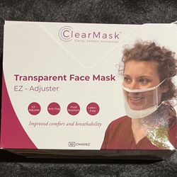 Clear Covid Masks Clearance. $7 Per Box Of 24 Pieces