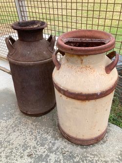 Antique Milk Cans