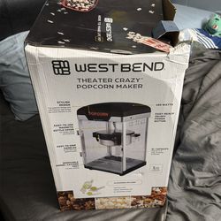 Open Box WestBend Theater crazy popcorn maker