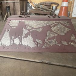Meyda Wild Horses Oblong Island/Pool Table Light 