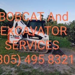 Bobcat, Excavadora Y Dump Truck 