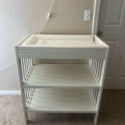 Changing table with pad, never used