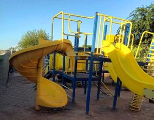 School Playground Size.