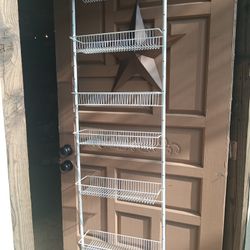 White Metal Rack