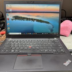 Lenovo T480s Intel I5 Light Laptop 8gb Ram 256gb Ssd Hard Drive Windows 10 Office 07 90 Day