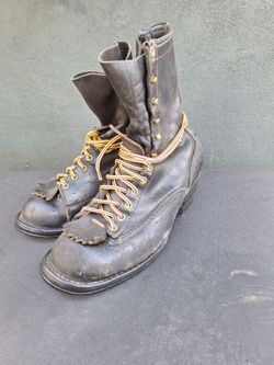 Size 10 Wesco Lineman Boots
