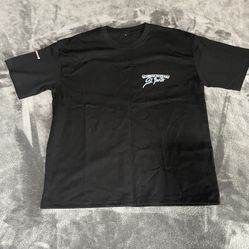 Black and Blue chrome hearts tee