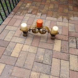 Candle Decor Metal  3 Tier  Holder