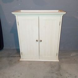 Small Cabinet With Shelves And Doors