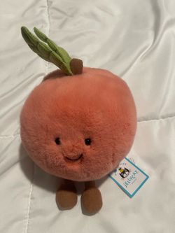 Jellycat Amuseables Peach Plush – With Tags