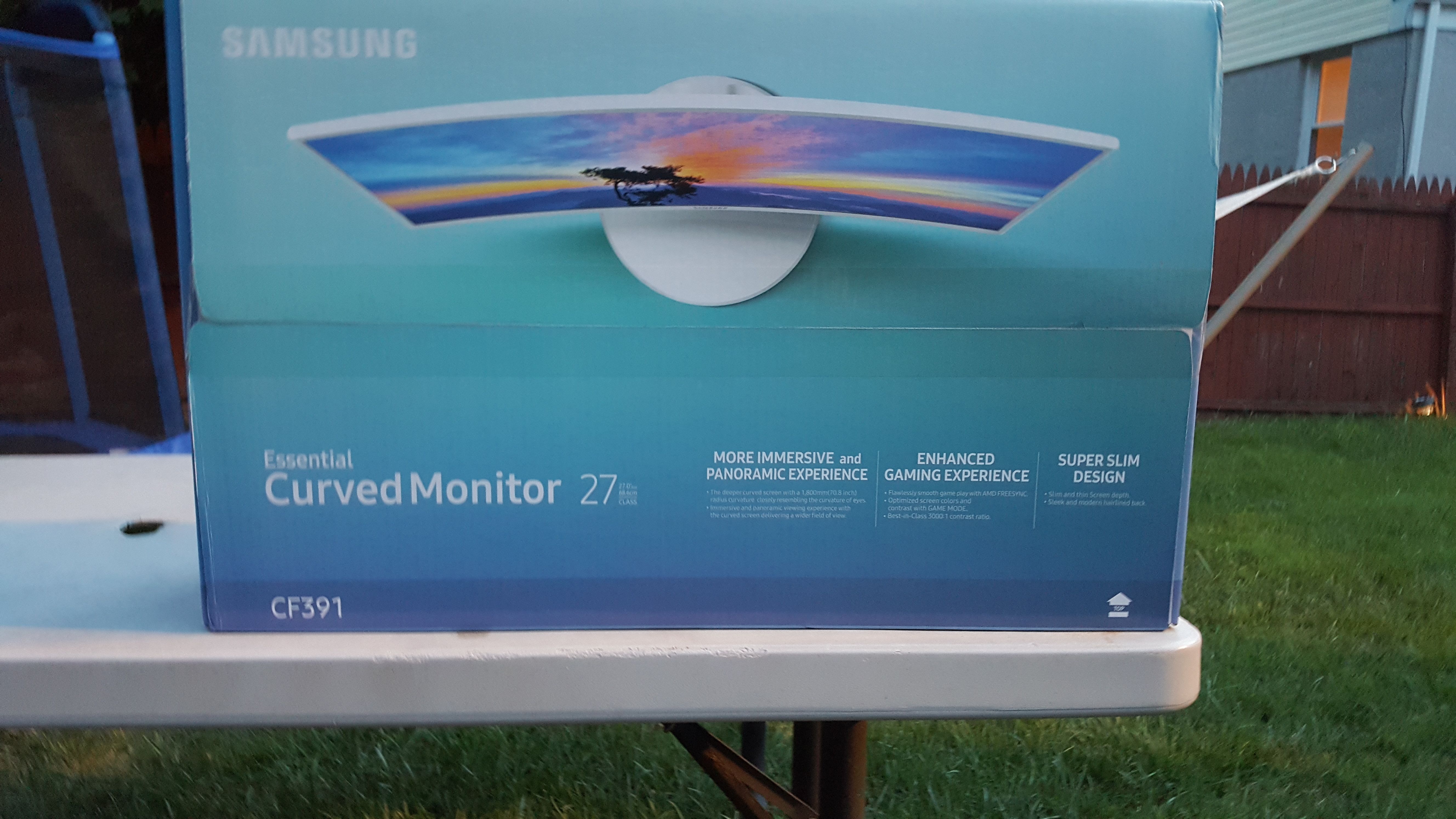 SAMSUNG CF39 SERIES C27F391FHN-27" CURVED LED MONITOR