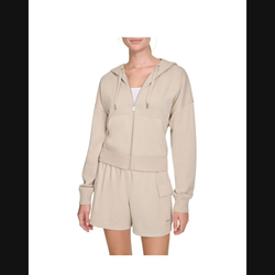 NWT WOMENS XL DKNY HOODIE FULL ZIP JACKET