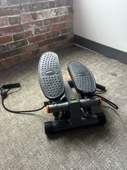 Mini Stepper with Resistance Bands & LCD Display