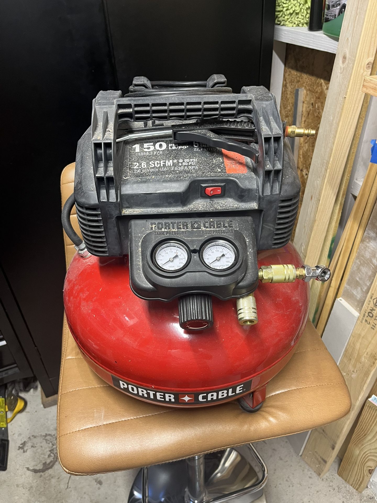 Air Compressor 150 PSI (a Includes Air Line) Perfect Condition