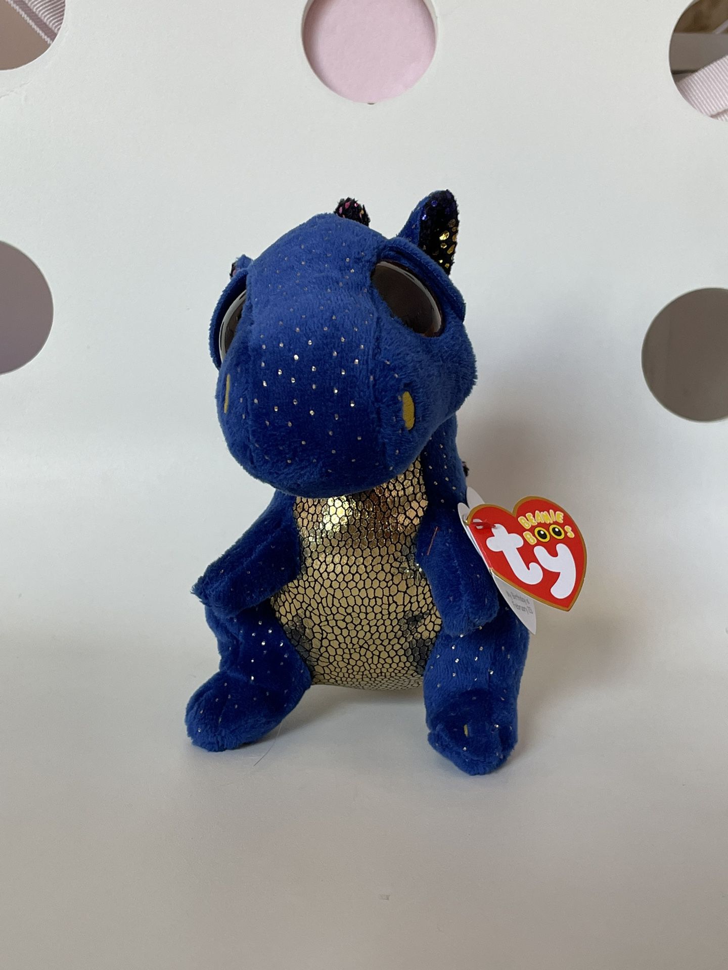 Beanie Boo TY - Blue Saffire Dragon Plushie