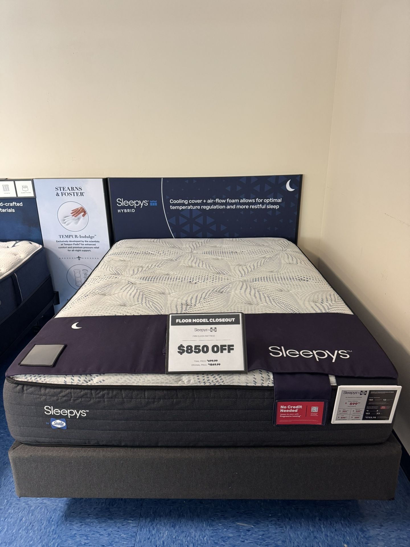Floor Model Sealy Mattress Queen Firm