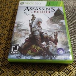 ASSASSINS CREED 3 DISC 2 ONLY WITH INSTRUCTION BOOKLET GUIDE XBOX 360 VIDEO GAME