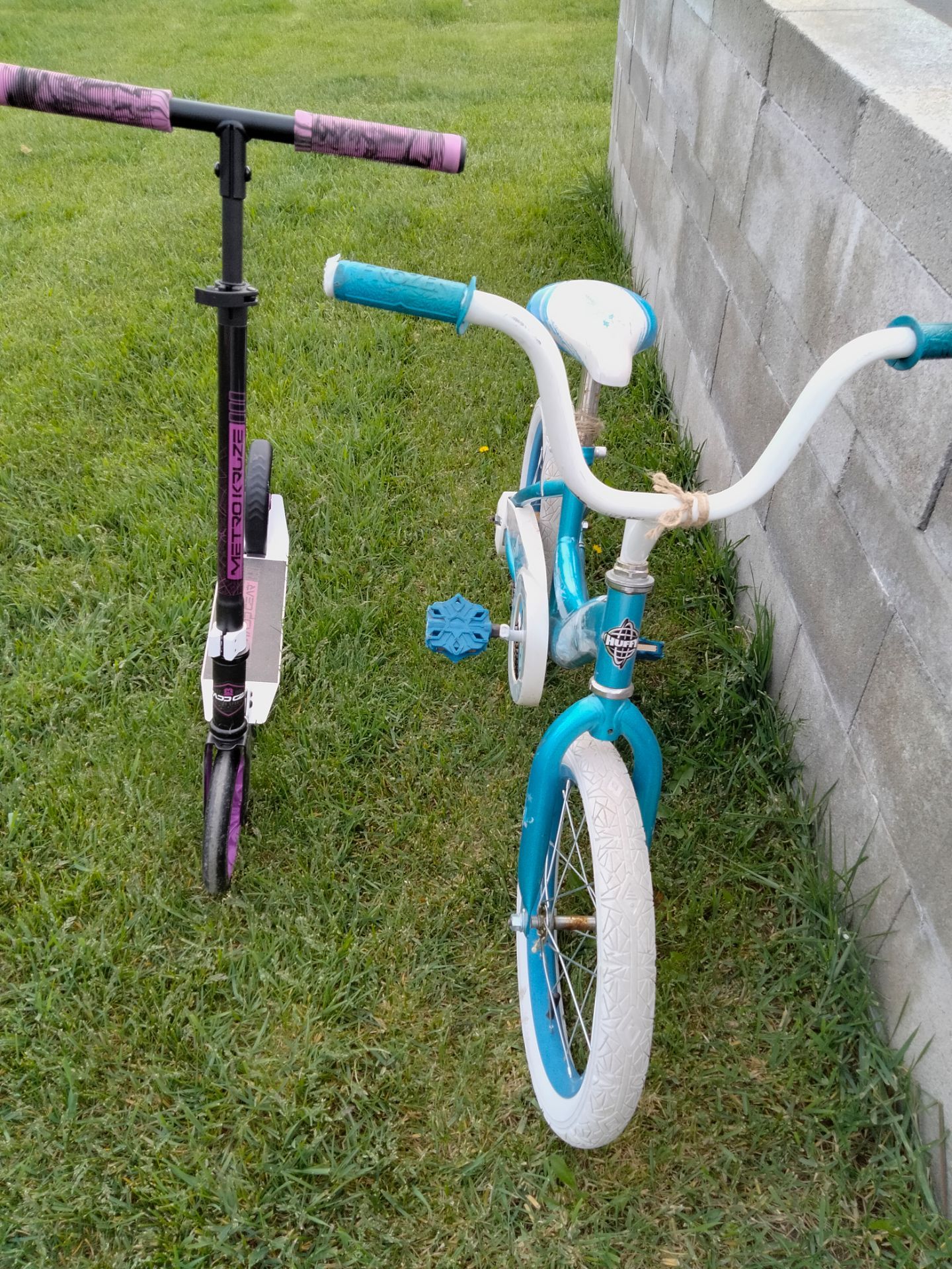 Bike with a scooter