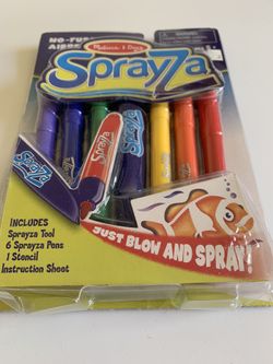 Melissa & Doug no fuss airbrush sprayza new