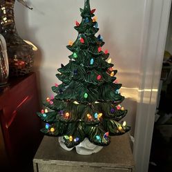 Vintage Ceramic Tree ~2ft 