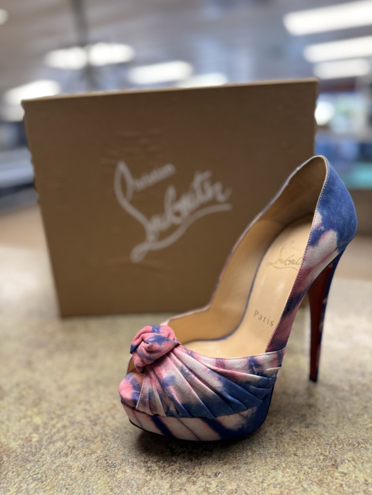 Christian Louboutin Tie Dye High Heels Size 6