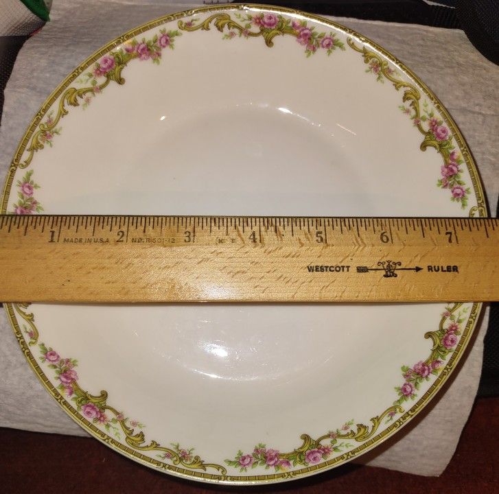 Antique T&V Limoges France 7" Bowl 