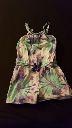 Baby girl toddler tye dye romper 2t pick up only