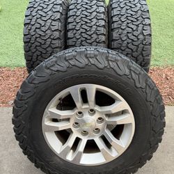 Chevy Silverado rims and tires Yukon sierra Denali