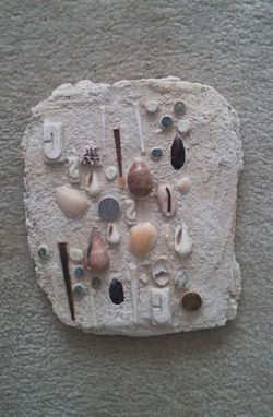 Seashell Sandcast Wall Decor