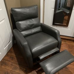 Leather Grey Recliner