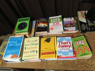 LOT OF 34 SELF-HELP THINKING IMPROVMENT JOKE BOOKS