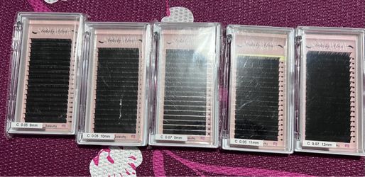 Lashes by Alexis Eyelash Extension Trays – Set of 5