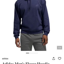 Adidas Hoodie Blue Men 