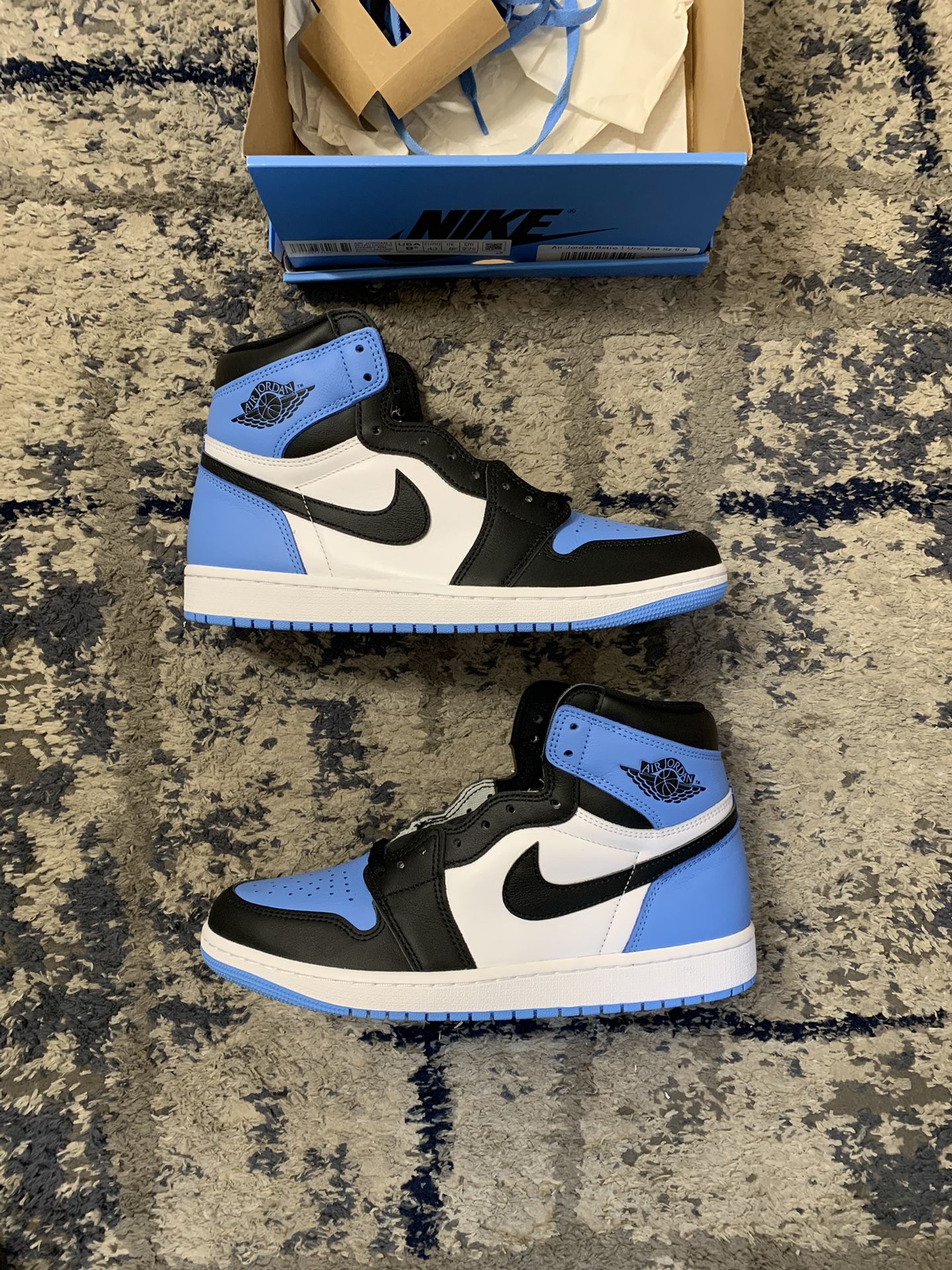Jordan 1 Unc Size 9.5