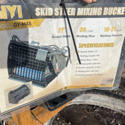 Skid Steer Mixing Bucket 