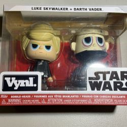 Vynl Luke Skywalker Darth Vader Bobble-Heads