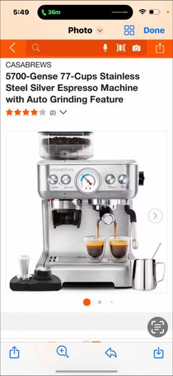 Casabrews espresso machine