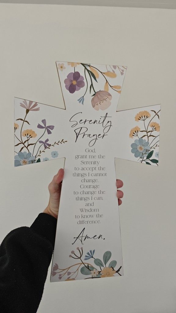 Serenity Prayer Cross