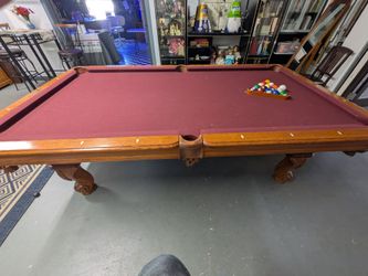 world of leisure 7-ft pool table with all accessories at all