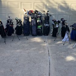 Golf - Complete sets, Iron Sets & Push Cart - Read Description For Prices