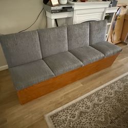 Custom kitchen table bench seat (with storage)