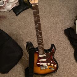 Electric Guitar With Stand