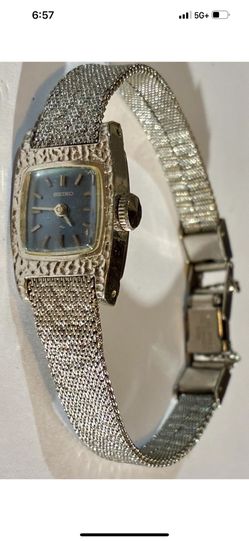 🧿🧿Rare Gorgeous Vintage 17JWL Mechanical SEIKO Women Watch Blue 1970s🧿🧿