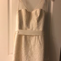 Vera Wang Wedding Gown, Size 4, Ivory.