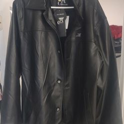 Mens XXL Collezionoi Italia Leather Jacket