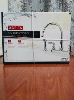 Brand new kitchen faucet with house